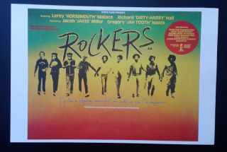 Rockers - 1991 Island Records Poster - Ska Rasta Reggae Dub Rare