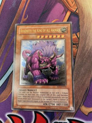 Yugioh Behemoth The King Of All Animals Fet Ultimate Rare Unlimited Lp