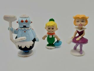 3 Rare 1990 Jetsons Applause Pvc Action Figures Jane Elroy Rosie The Robot