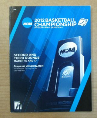 Rare 2012 Ncaa Mens Basketball Championship Guide Division I Kentucky Winners