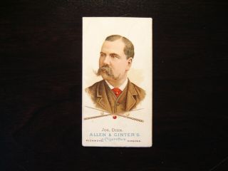 1887 Jos.  Dion A & G Billiards Cigarette Card (rare)