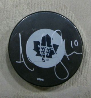 Rare Alexander Steen Auto Signed Hockey Puck Toronto Maple Leafs Great Gift