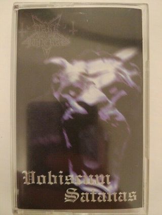 Dark Funeral - Vobiscum Satanas (1998) Cassette Tape Very Rare Russian Edition