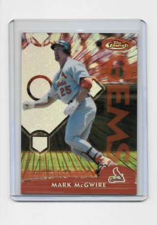 2000 Topps Finest Gems Refractor Mark Mcgwire Baseball Card Ref Rare