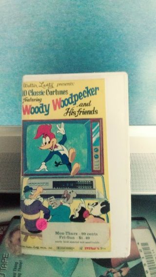 Woody Woodpecker And His Friends (vhs) Animated Rare