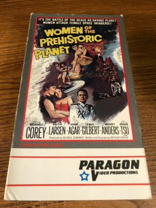 Woman Of The Prehistoric Planet Vhs Vcr Tape Movie Vintage Sci - Fi Rare Paragon