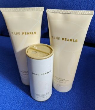 Rare Pearls By Avon (2) Body Lotion & Shimmering Body Powder