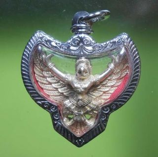 Perfect Old Amulet Garuda Lp Phard Very Rare From Siam