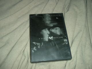 M,  Criterion Edition (dvd,  2004) Fritz Lang 2 - Disc 1931 Rare Oop