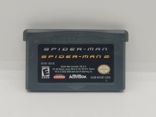 Spider - Man,  Spiderman 2 (nintendo Gameboy Advance) Gbc Gba Variant Rare 2 In 1