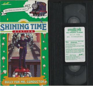 Rare Shining Time Station Vol 3 Bully For Mr Conductor Thomas Train Vhs Video