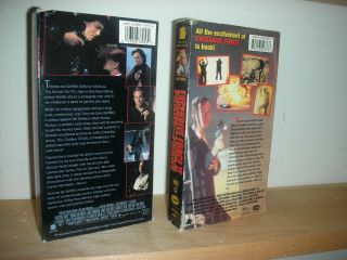 Excessive Force 1 & 2 VHS 2 - Pack RARE OOP 1st Printing SLEAZE EXPLOITATION 2