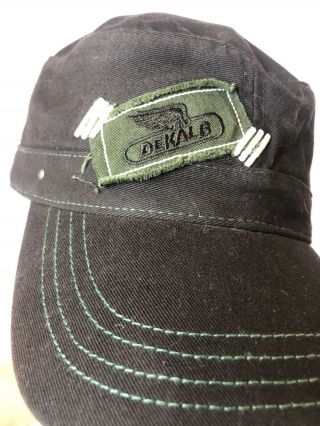 Dekalb Embroidered Black Adjustable Farmer Trucker Hat Cap Rare Design 2