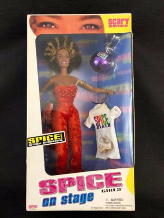 Spice Girls On Stage Doll - Scary Spice (mel B. ) Nib Nrfb Rare Red Fashion
