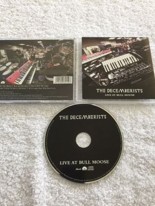 Live At Bull Moose The Decemberists Cd Oop Rare Arcade Fire Fleet Foxes Htf