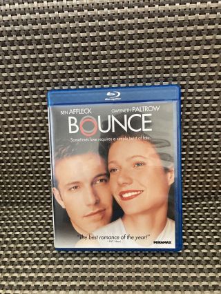 Bounce (blu - Ray Disc,  2012) Out Of Print Oop Htf Rare Miramax