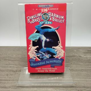 Ringling Brothers And Barnum & Bailey Circus 116th Edition Vhs - Rare Oop Htf