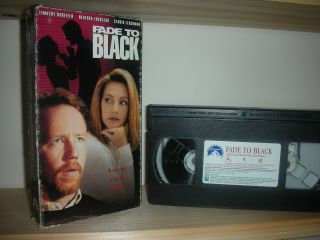 Fade To Black Vhs Rare Oop Heather Locklear 1st Printing