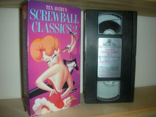 Screwball Classics Volume 2 Vhs Rare Oop 1st Printing Animation