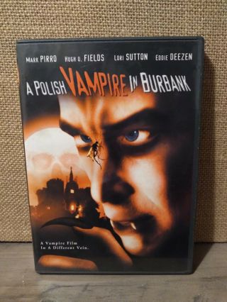A Polish Vampire In Burbank (dvd,  2002) Cult Rare Horror Film.  Disc Is.