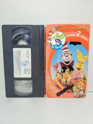 The Wubbulous World Of Dr Seuss Vhs Rare Volume 6 W/ 2 Shows