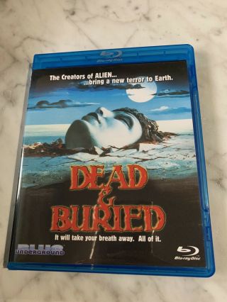 Dead And Buried (1981) - Blu - Ray - Blue Underground - Gary Sherman - Rare