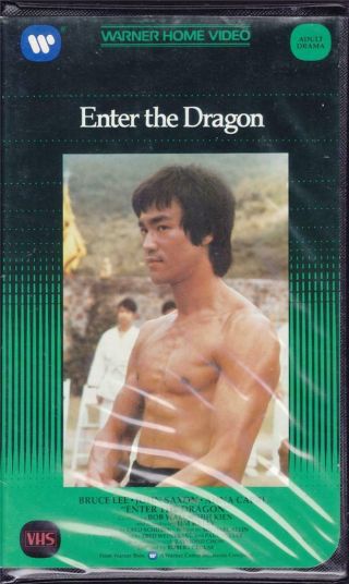 Enter The Dragon (1973),  Rare Warner Home Video 1983 Vhs,  Bruce Lee