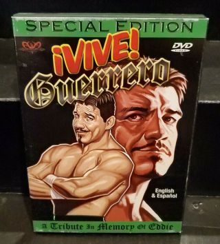 Rare Vive Guerrero Tribue In Memory Of Eddie Guerrero Wrestling Dvd Wwe Wcw Wwf