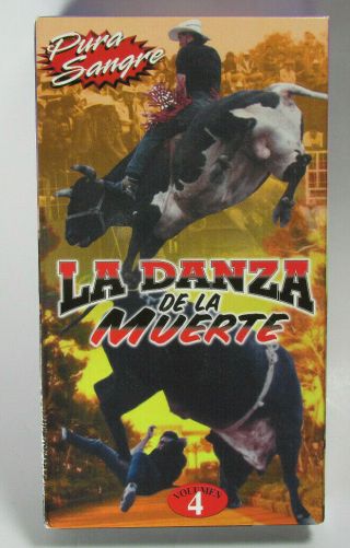 La Danza De La Muerte Volume 4 - Vhs - Spanish Mexico Gore Bullriding Rare
