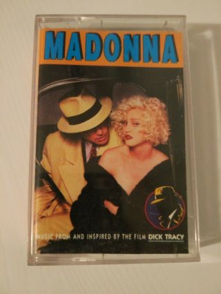 Madonna - Music From And Inspired By The Film Dick Tracy Cassette Tape Very Rare