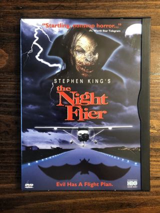 Stephen King’s The Night Flier Dvd 1998 Horror Cult Rare Oop Hbo