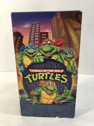 Teenage Mutant Ninja Turtles (vhs,  1992) Featuring Five Episodes Animated Rare