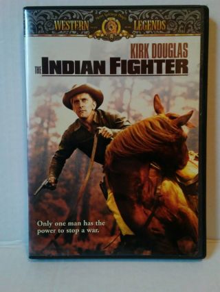 The Indian Fighter Dvd Kirk Douglas Mgm Western Legends Cowboy Oop Htf Rare