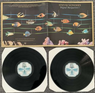 Stevie Wonder’s Musiquarium 2 X Lp Vinyl Record 1982 Album Rare 12”