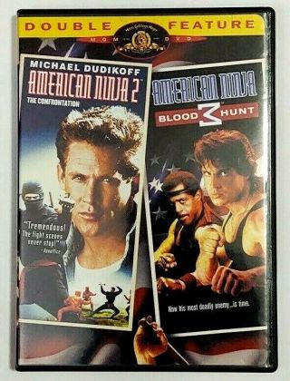 American Ninja 2 The Confrontation American Ninja 3 Blood Hunt Dvd Rare Oop