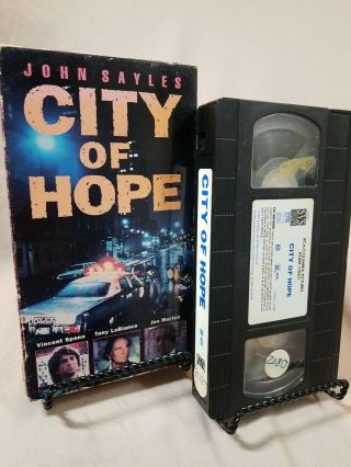 City Of Hope (vhs) Vincent Spano,  Tony Lobianco,  Joe Morton.  Good Cond.  Rare.  Nr