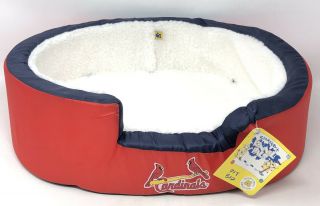 Build A Bear Plush Pets Dog Cat Bed St Louis Cardinals Bearamy Kennel Pals Rare