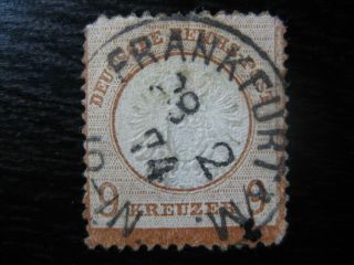 Deutsches Reich Mi.  27 Rare Brustschild Shield Stamp Cv $660.  00