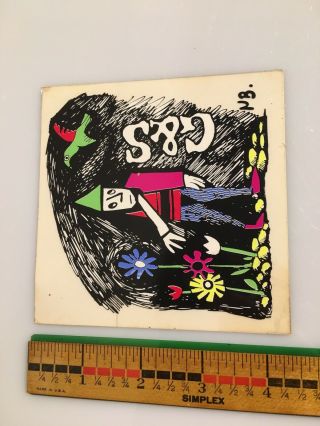 Vintage Neil Blender “Garden” Sticker Gordon & Smith G&S Skateboards Rare 2