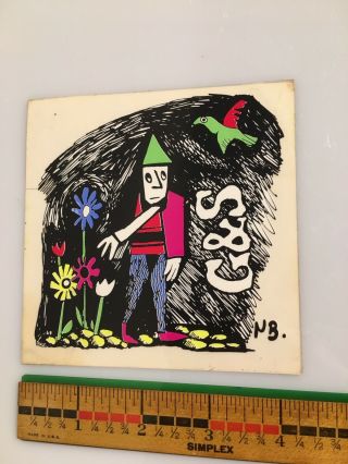 Vintage Neil Blender “Garden” Sticker Gordon & Smith G&S Skateboards Rare 3