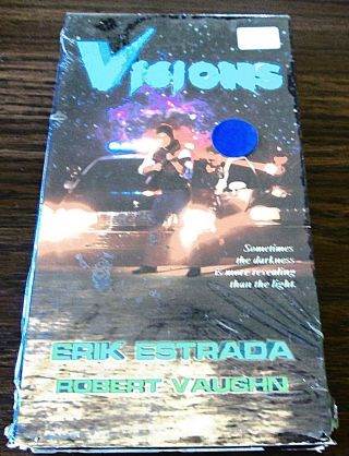 Visions (vhs) Extremely Rare Erik Estrada Robert Vaughn Laura Mckenzie