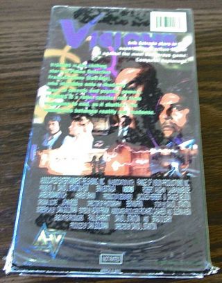 Visions (VHS) Extremely RARE Erik Estrada Robert Vaughn Laura McKenzie 2