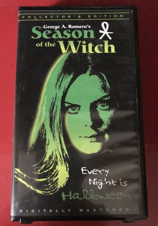 Season Of The Witch - Vhs - George Romero - Anchor Bay Clam - Rare -