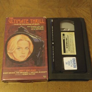 The Ultimate Thrill Vhs Video Gems Big Box Action Sleaze Rare Oop