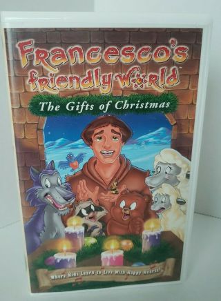 Francesco Friendly World The Gifts Of Christmas Vhs Rare