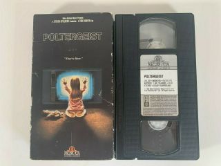 Poltergeist Vhs 1982 Horror/sci Fi Mgm 1992 Release Rare