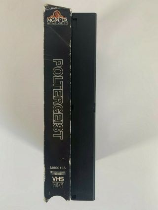 Poltergeist VHS 1982 horror/sci fi MGM 1992 release Rare 2