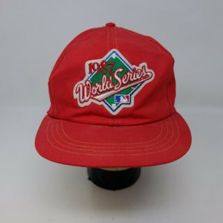 Rare Vintage Annco St.  Louis Cardinals 1987 World Series Snapback Hat Cap 80s