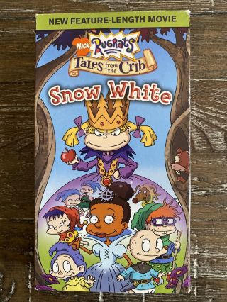 Rugrats - Tales From The Crib: Snow White (2005,  Vhs) Rare Nickelodeon Movie