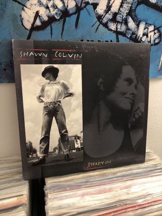 Shawn Colvin - Steady On - Rare Promo Vinyl Lp - 1989 - Vega Chapin Chapman Folk